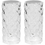 2er-Set Tischleuchte, Kristall Design, Touch, 15 cm 2er-Set Tischleuchte, Kristall Design, Touch, 15 cm