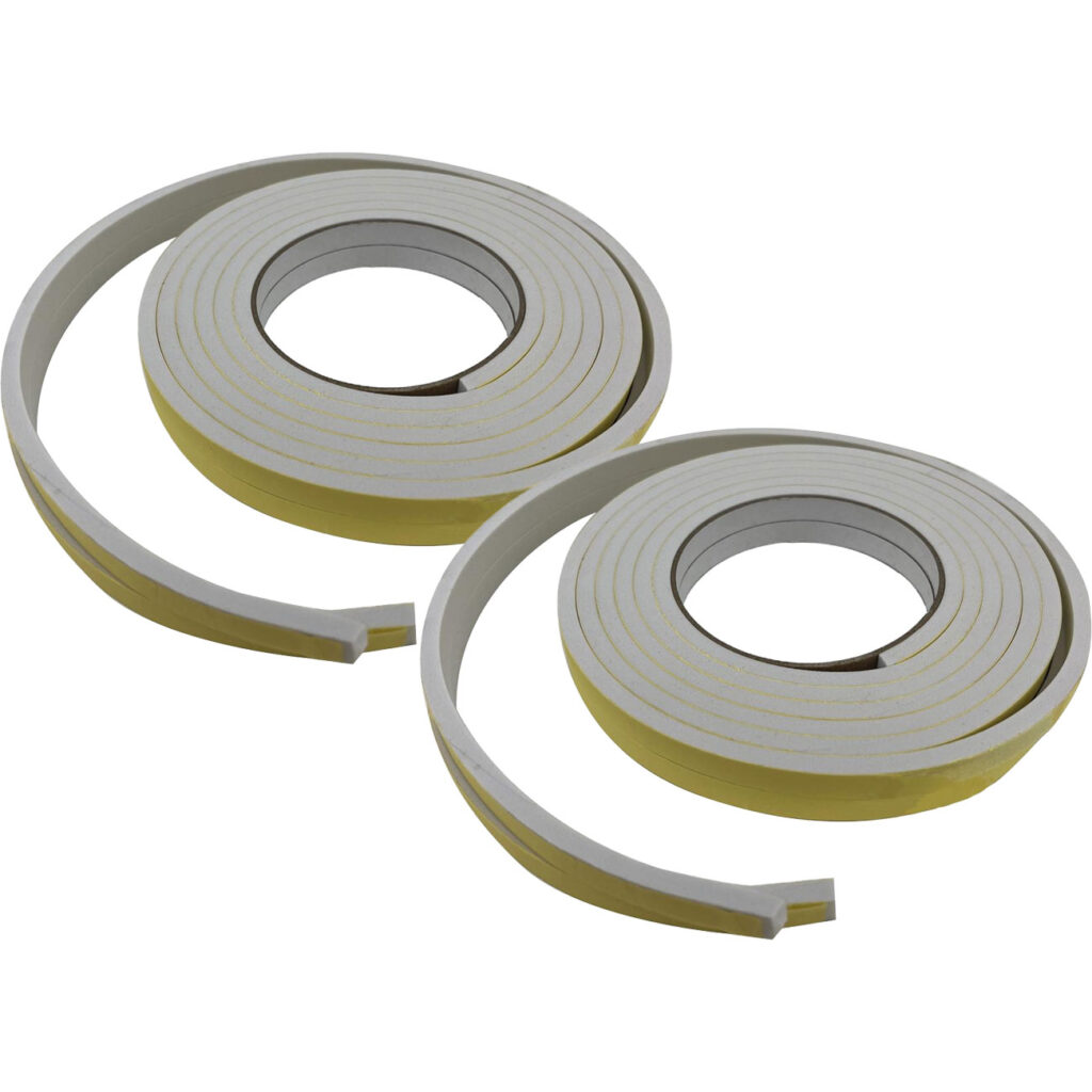 Dichtungsband selbstklebend, 4er-Set mit je 2.75 m, weiss