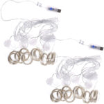 2er-Set LED-Lichtervorhang mit Fernbedienung, warmweiss, 200 LEDs, USB, 3x3m 2er-Set LED-Lichtervorhang mit Fernbedienung, warmweiss, 200 LEDs, USB, 3x3m