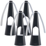 4er-Set 2-Flügel Insektenwedler mit LED-Beleuchtung, Batterie & USB