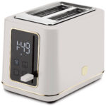 Toaster mit LED Display, 7 Röststufen, matt-creme Toaster mit LED Display, 7 Röststufen, matt-creme