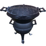 Grillfass, schwarz, Ø 36 cm Grillfass, schwarz, Ø 36 cm