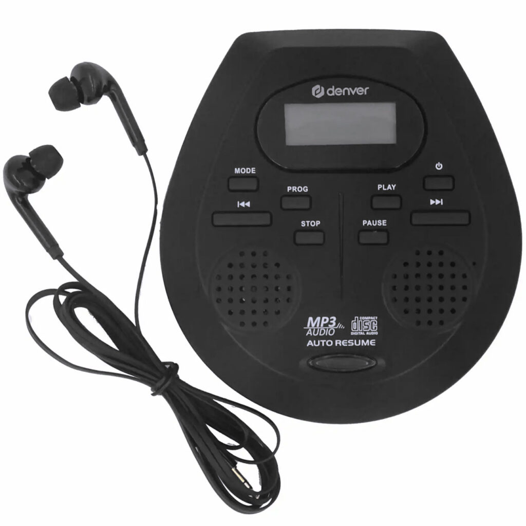 Tragbarer CD-Player mit Anti-Schock-Schutz & Resume-Funktion