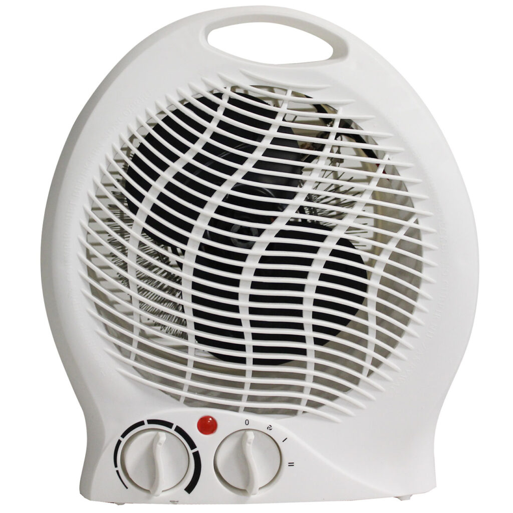 Heizlüfter mit Thermostat, weiss, 2000W, 2 Heizstufen & Kaltluft