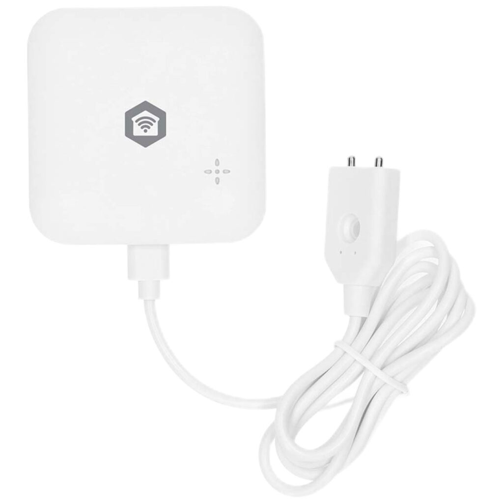 WLAN Wasserleck-Detektor & Alarm, 6,0 x 6,0 x 1,1 cm