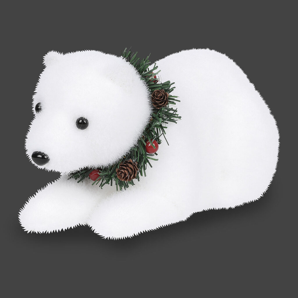 Dekoration Eisbär, liegend, 28 x 15 x 15 cm Dekoration Eisbär, liegend, 28 x 15 x 15 cm