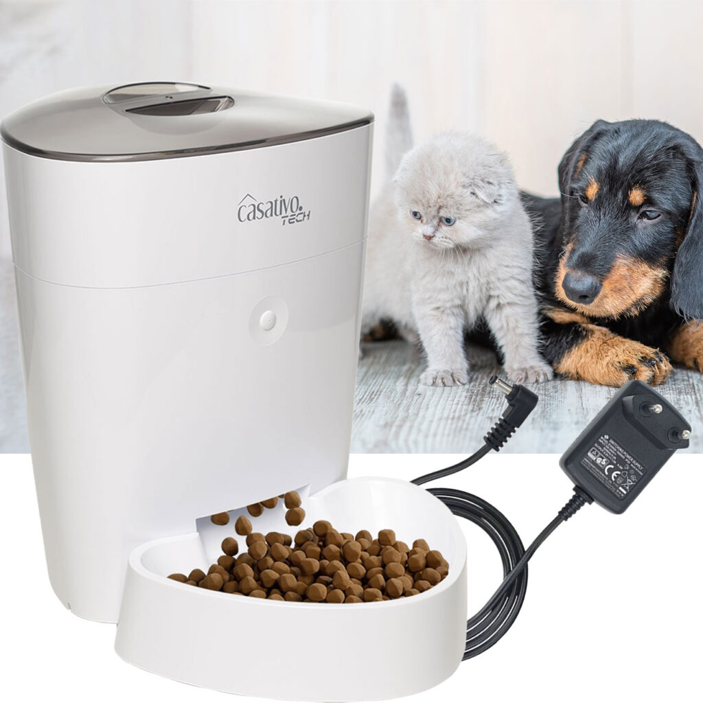 Smarter Futterspender für Hunde & Katzen mit WLAN und App, 4 l