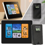 WLAN-Funk-Wetterstation mit Aussensensor, Wettertrend-Anzeige, Farbdisplay und Uhr