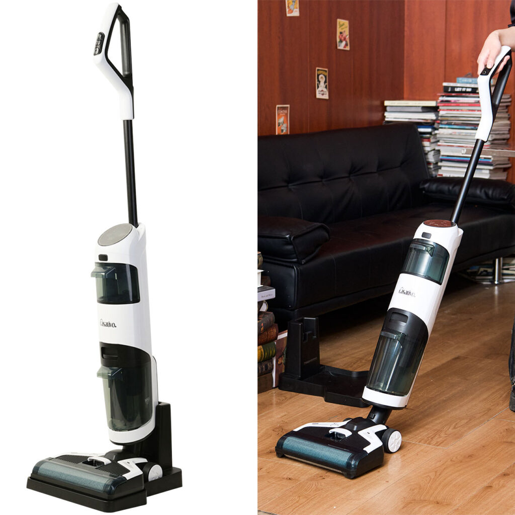 2-in-1 Boden-Wischsauger mit HEPA-Filter, 220 W, 550ml, Akkubetrieb