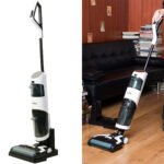 2-in-1 Boden-Wischsauger mit HEPA-Filter, 220 W, 550ml, Akkubetrieb