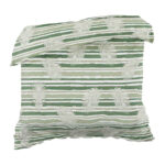 Designer Duvetbezug Bali, 100% Baumwolle, 200 x 210 cm, grün und weiss