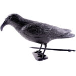 Taubenabwehr, schwarzer Rabe aus Kunststoff, 20 x 36 cm Taubenabwehr, schwarzer Rabe aus Kunststoff, 20 x 36 cm