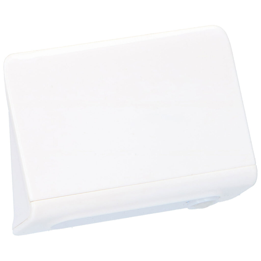 Bewegungssensor mit 5 LEDs, Bewegungsmelder mit Signalton, weiss