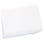 Bewegungssensor mit 5 LEDs, Bewegungsmelder mit Signalton, weiss