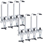 2er Set Flaschenhalter und Dosierer zur Wandmontage, Getränkespender für 4 Flaschen 2er Set Flaschenhalter und Dosierer zur Wandmontage, Getränkespender für 4 Flaschen
