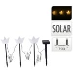 Solarleuchte 3 Boote, inkl. Erdspiess, höhe 28,5 cm