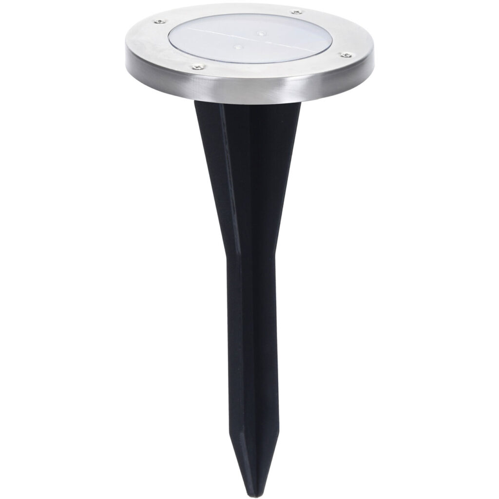 LED Solar Bodenspot, Edelstahl, 12 x 13 cm LED Solar Bodenspot, Edelstahl, 12 x 13 cm