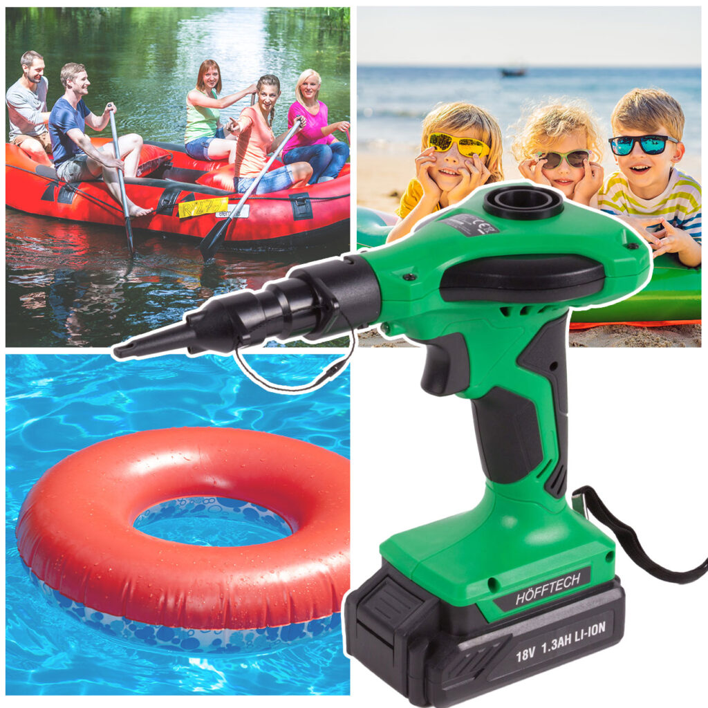 Elektrische Luftpumpe, schnurlos, Akku Handkompressor