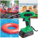 Elektrische Luftpumpe, schnurlos, Akku Handkompressor Elektrische Luftpumpe, schnurlos, Akku Handkompressor