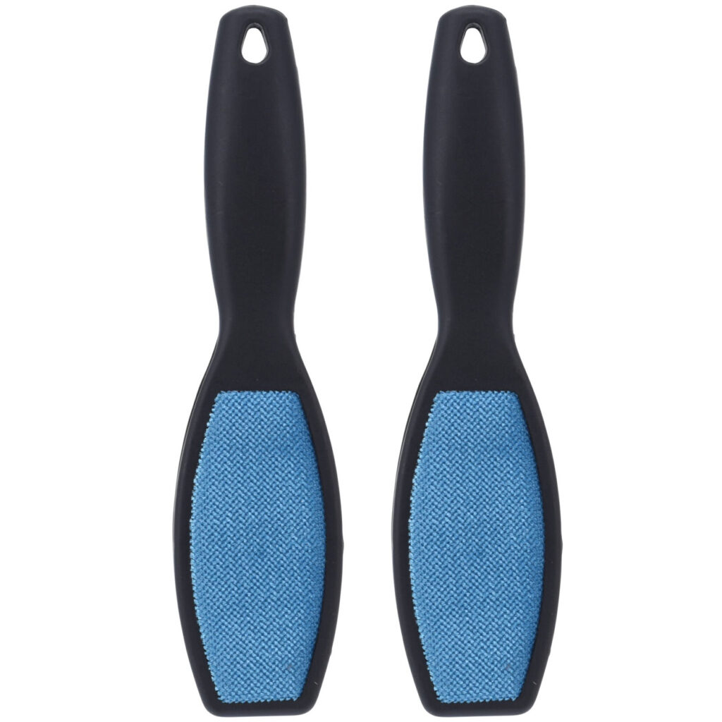 Fusselbürste für Textilien 2er-Set, Kleiderbürste, 24 cm