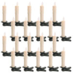 20 LED-Weihnachtsbaum-Kerzen mit Fernbedienung, Timerfunktion