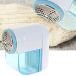 Fusselentferner mit Batterien und Auffangbehälter