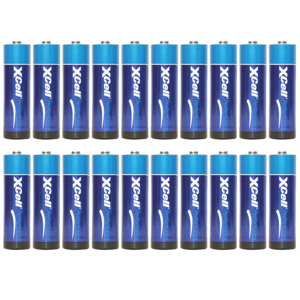 20er-Set Batterie Typ AA (Mignon), LR06, Alkaline, 1,5V