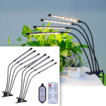 2er-Set Vollspektrum LED-Pflanzenlampe mit 4 Schwanenhälse, Dimmbar & Timerfunktion 2er-Set Vollspektrum LED-Pflanzenlampe mit 4 Schwanenhälse, Dimmbar & Timerfunktion