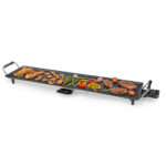 XXL elektrische Grillplatte, Teppanyaki Tischgrill, 1800W, 90 x 23 cm