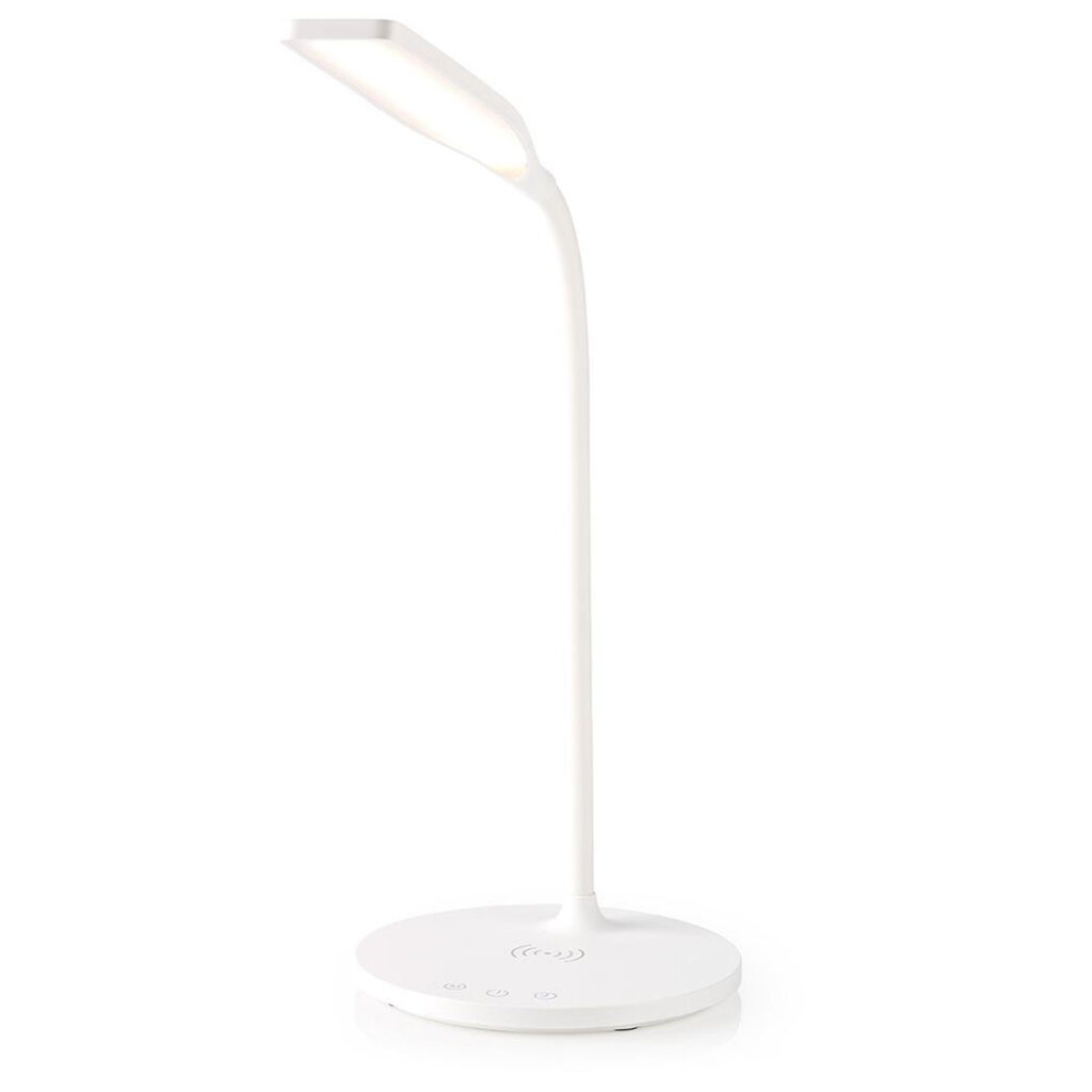 LED-Schreibtischlampe mit Wireless-Ladegerät, Dimm-Funktion, 10 W