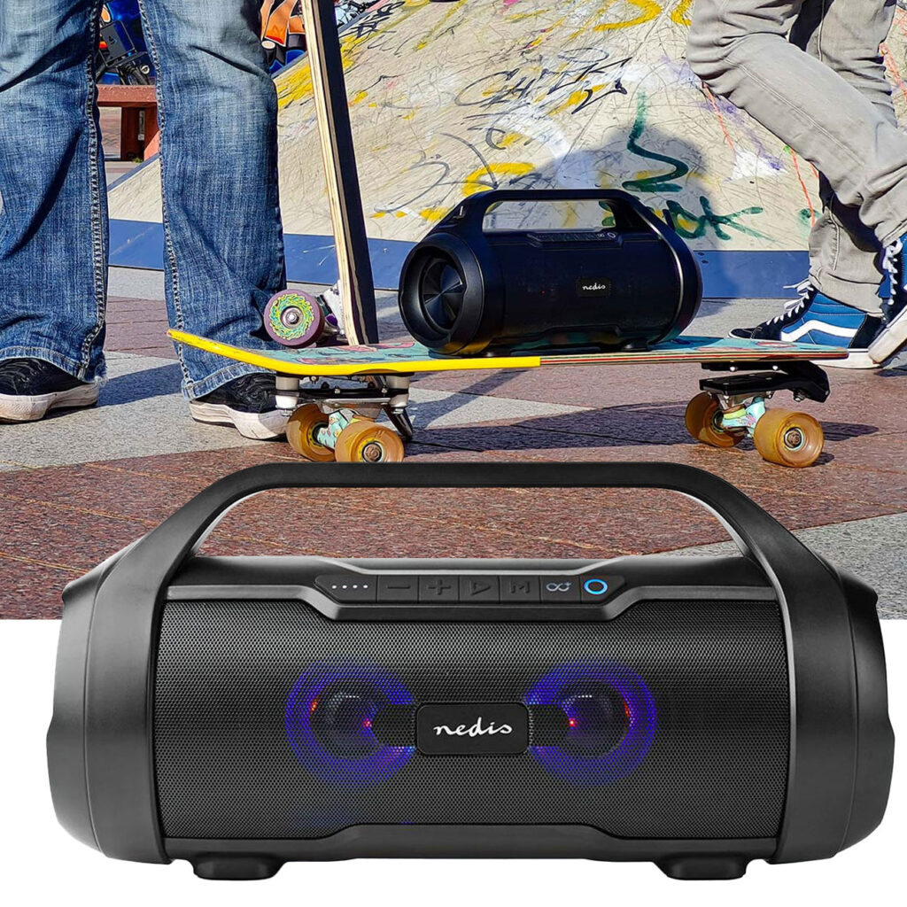 Bluetooth Lautsprecher, Partylautsprecher mit Sprachsteuerung, IPX5, 120 W