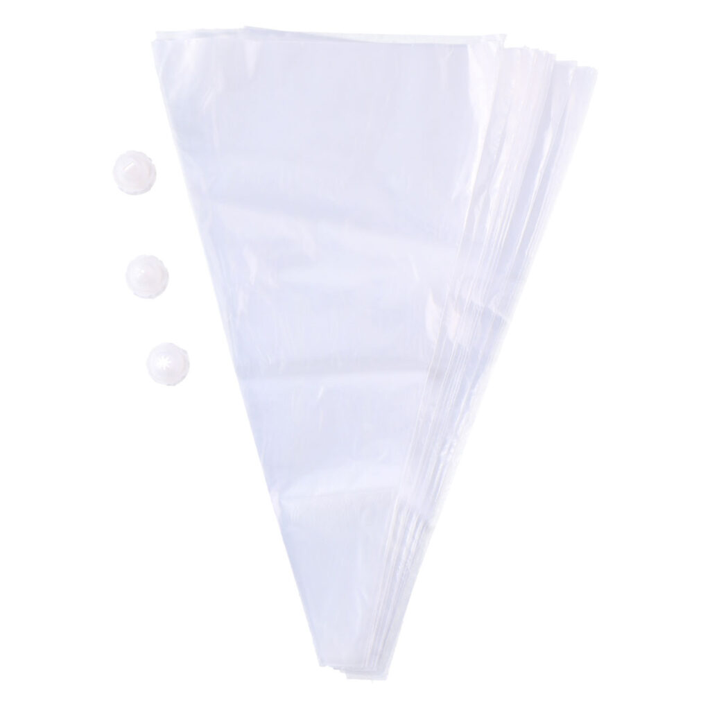 Spritzbeutel 20er-Set mit 3 Spritztüllen Spritzbeutel 20er-Set mit 3 Spritztüllen