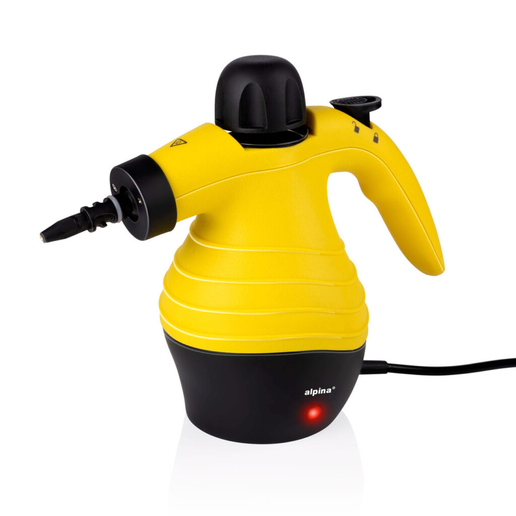 Tragbarer Dampfreiniger, verschiedene Aufsätze, Dampfdruck 2,5-3,5 bar, 900-1050 Watt