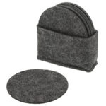 Untersetzer aus Filz rund, 8er Set, Ø 10 cm