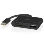 USB-C Hub, Multiport Adapter mit SD und MicroSD Kartenleser, USB-A, 480 Mbit USB-C Hub, Multiport Adapter mit SD und MicroSD Kartenleser, USB-A, 480 Mbit