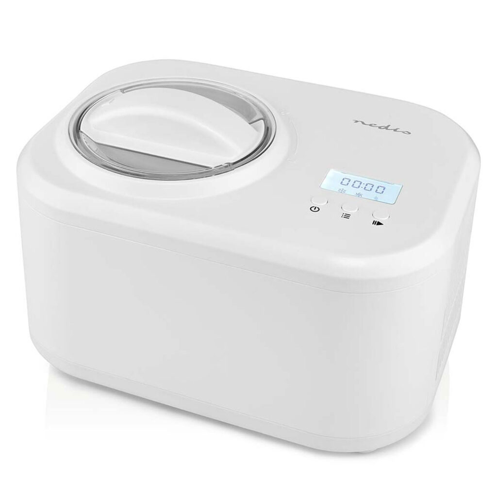 Vollautomatische Eismaschine, Ice Maker mit Kühlkompressor, 1 Liter, 100 W