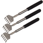 3er-Set Teleskop-Rückenkratzer mit gummiertem Griff, Kratzhilfe, 16 – 53 cm 3er-Set Teleskop-Rückenkratzer mit gummiertem Griff, Kratzhilfe, 16 – 53 cm