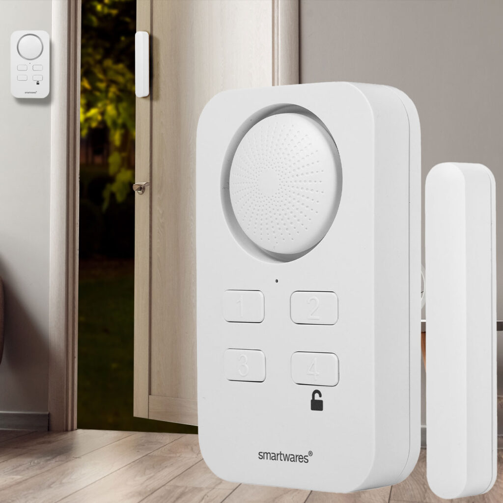 Türen- und Fensteralarm, Bewegungssensor, Alarmton 90dB