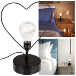 Tischleuchte Herz mit 8 LEDs und USB-Kabel Tischleuchte Herz mit 8 LEDs und USB-Kabel