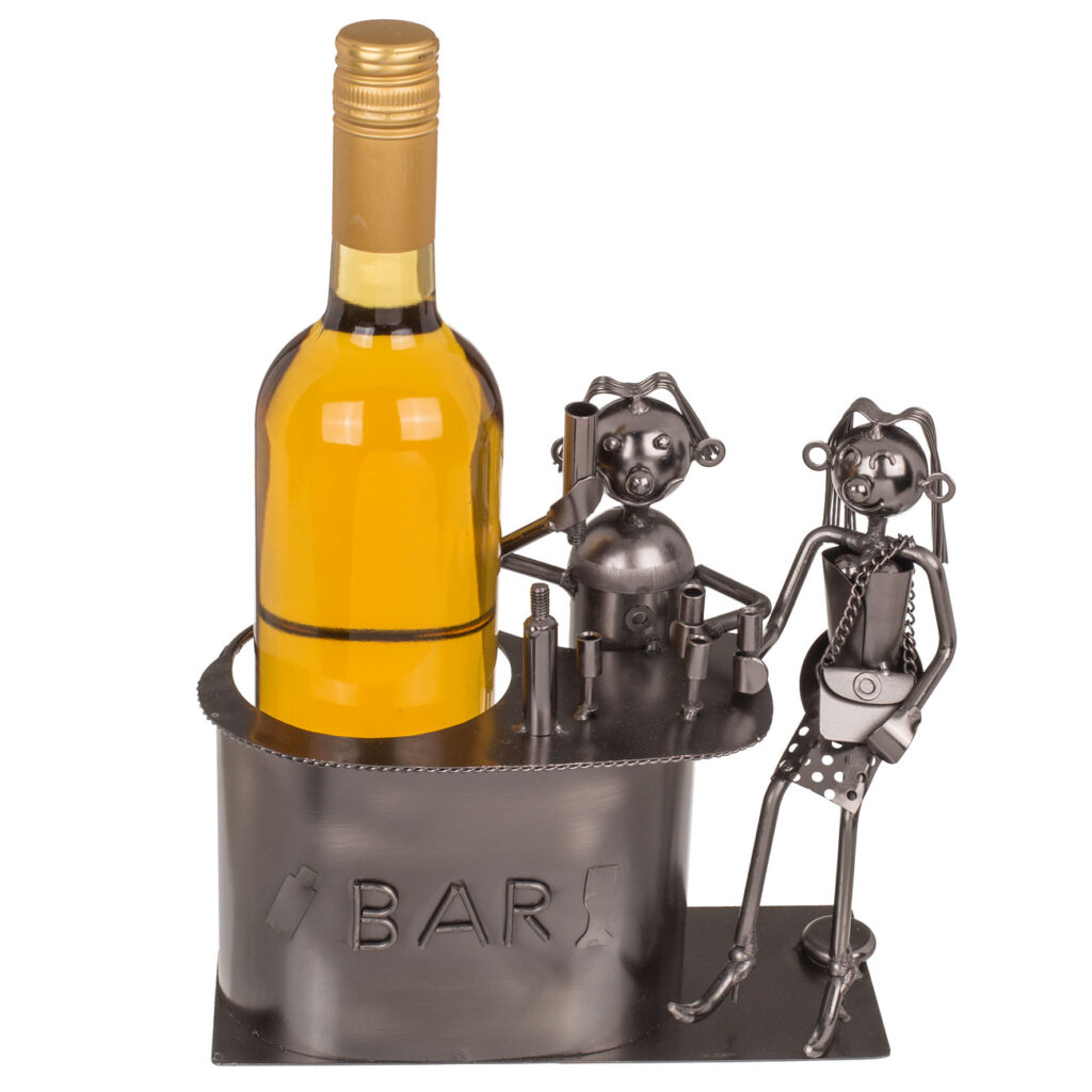 Flaschenhalter Bar, Flaschenständer aus Metall Flaschenhalter Bar, Flaschenständer aus Metall