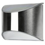 LED-Solar-Wandleuchte, Edelstahl, Tag/Nachtmodus, Hausnummerbeleuchtung, 10 x 5 x 8 cm LED-Solar-Wandleuchte, Edelstahl, Tag/Nachtmodus, Hausnummerbeleuchtung, 10 x 5 x 8 cm