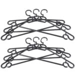 Kleiderbügel, 6-tlg., schwarz Kleiderbügel, 6-tlg., schwarz