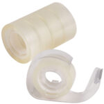 Klebebandabroller für Haushalt, Basteln o. Büro, mit 5 Rollen Klebeband Klebebandabroller für Haushalt, Basteln o. Büro, mit 5 Rollen Klebeband