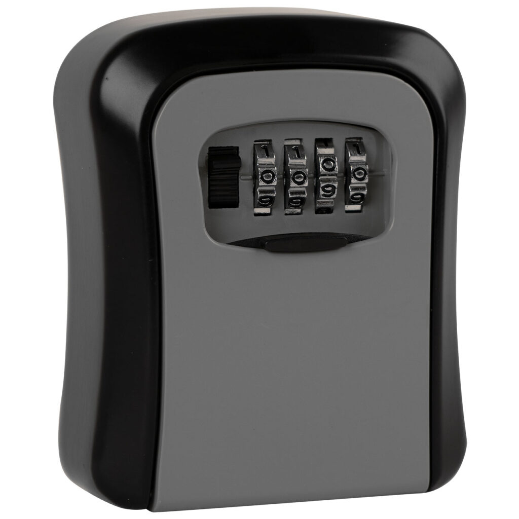 Schlüsselsafe mit Zahlen-Code, 11,5 x 8,5 x 4 cm Schlüsselsafe mit Zahlen-Code, 11,5 x 8,5 x 4 cm