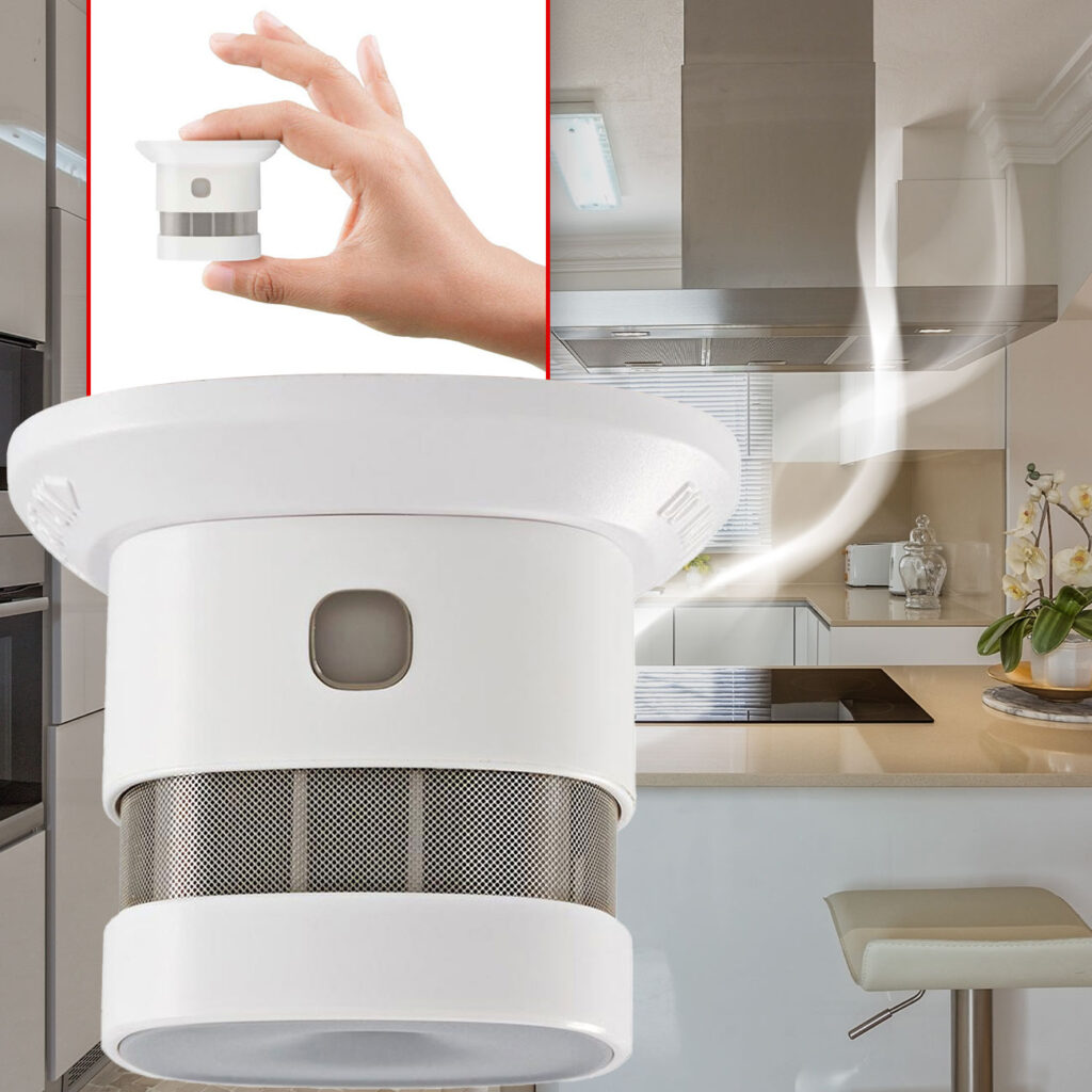 Mini-Rauchmelder, 10-Jahre-Batterie, 85 dB Mini-Rauchmelder, 10-Jahre-Batterie, 85 dB