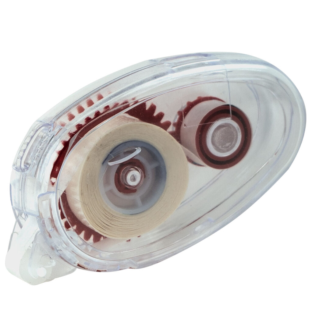 Handabroller mit doppelseitigem Klebefilm, 8m x 8 mm