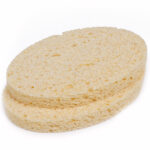 Schwamm 2er-Set, oval, aus Zellulose, saugstark