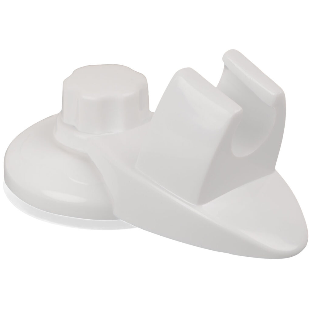 Duschkopfhalterung mit Saugnapf, weiss