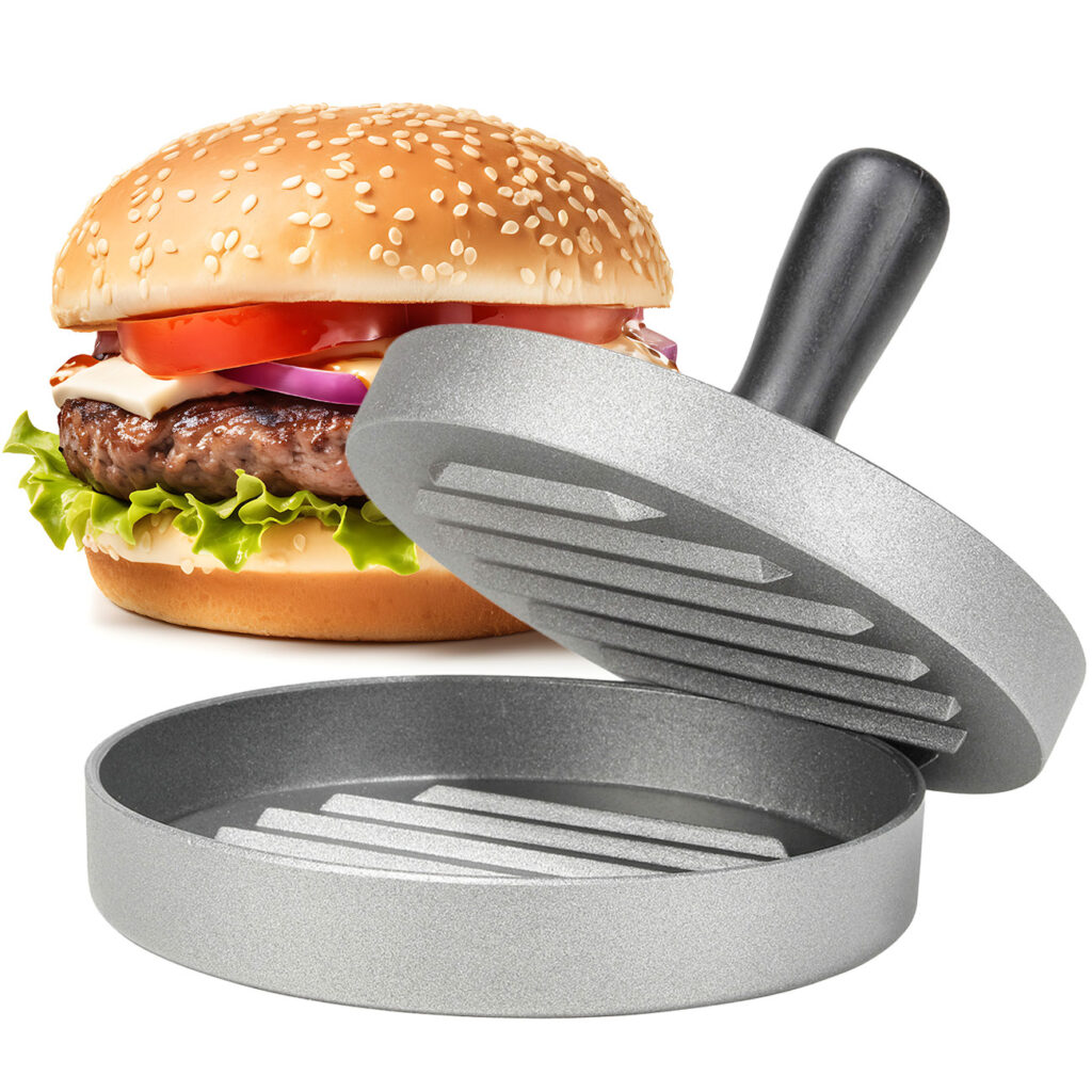 Hamburgerpresse mit Antihaft-Beschichtung, Ø 12 cm