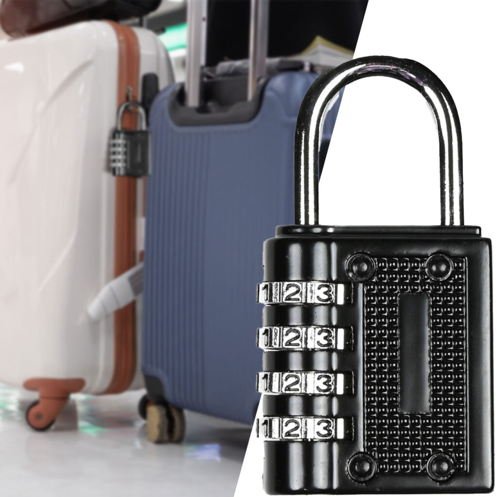 Kombinationsschloss für Gepäck, Schränke, Fächer uvm., Vorhängeschloss